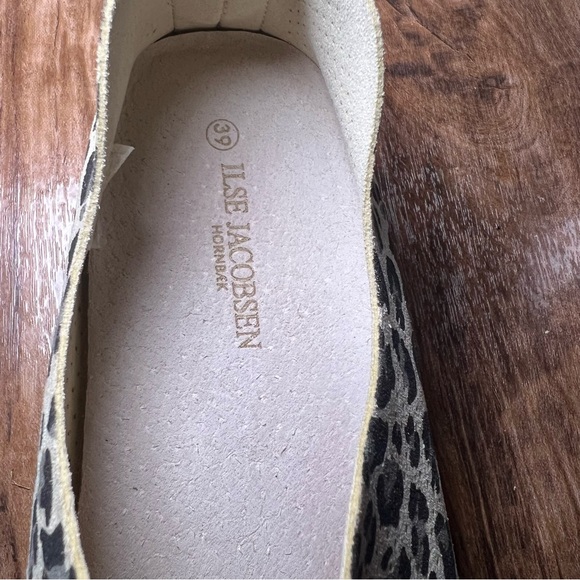 Ilse Jacobsen Tulip slip-on women flat sneaker shoe perforated leopard 39/9 - Picture 7 of 7
